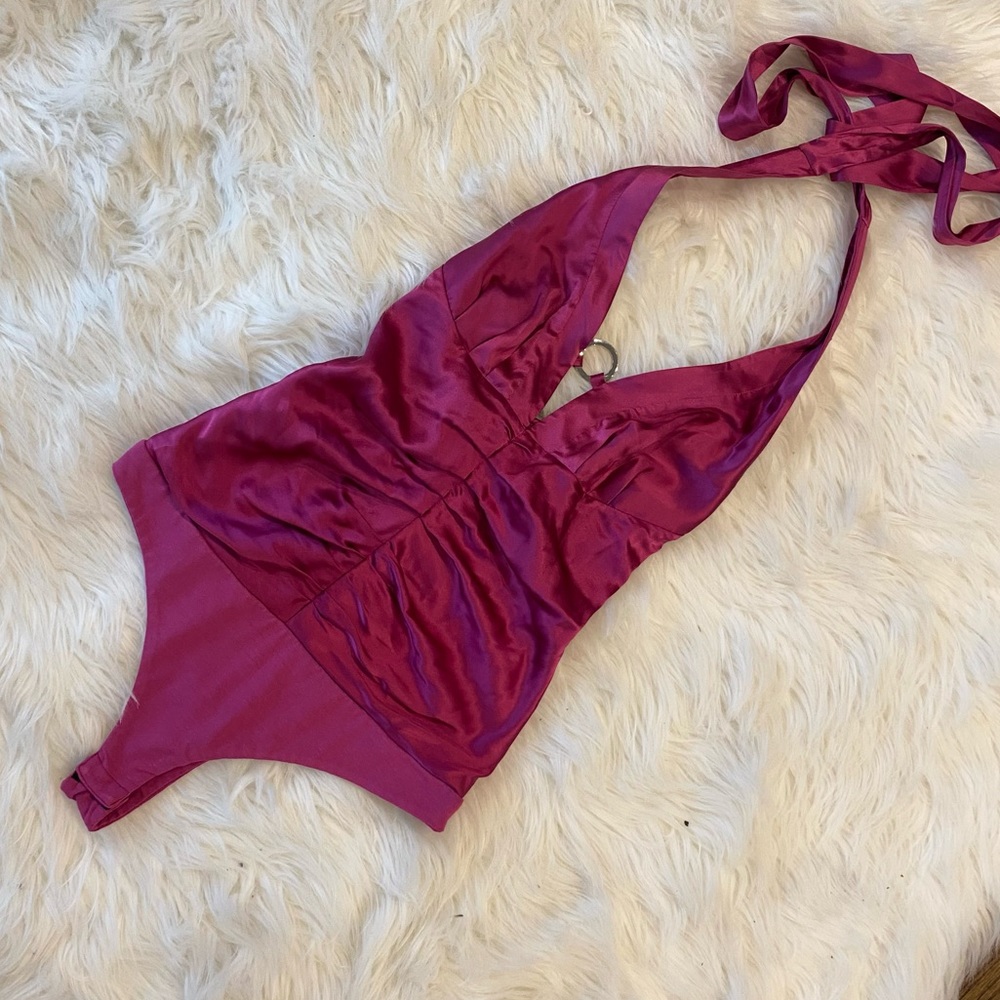 Silk Marciano Halter Body Suit XS